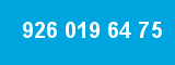 926 019 64 75 926 019 64 75